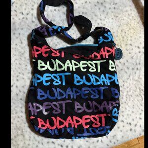 Robin Ruth Budapest Graffiti Print Crossbody Bag